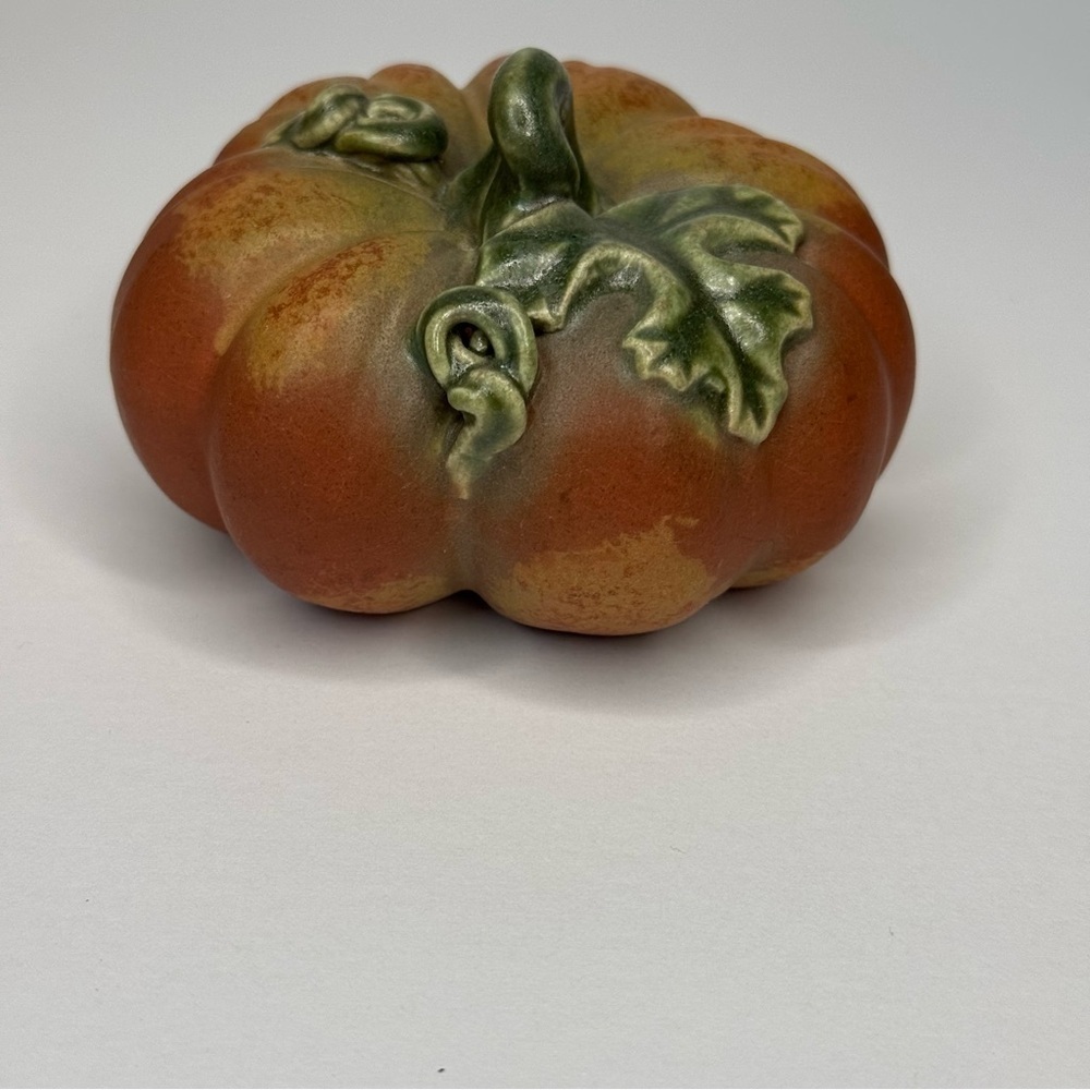 Set of 2 Decorative Pumpkins for Fall & Thanksgiving Tabletop Centerpiece Decor - Picture 5 of 16